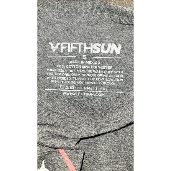NASA Gray VFifthSun Graphic Print T Shirt Adult Size Small - Picture 5 of 5